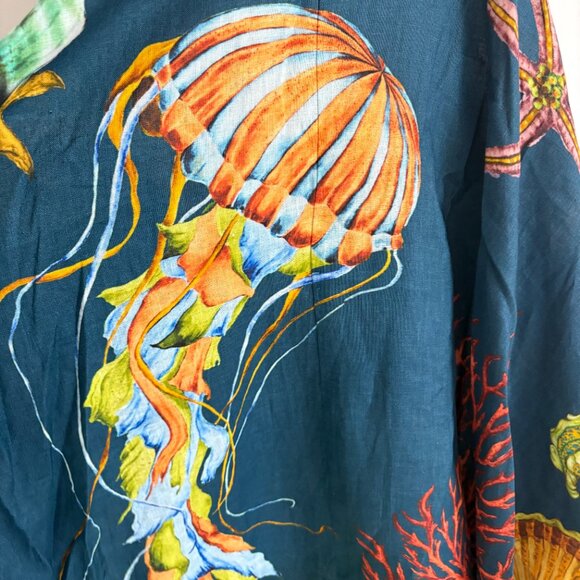 Alamais Dorian Marine Life Jellyfish Pattern Sun Dress - Picture 7 of 14